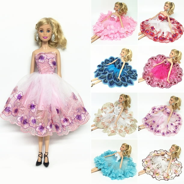 Beautiful Handmade Fashion Clothes Dress For Doll Cute Lovely Decor HI Beautiful Handmade Fashion Clothes Dress For Doll Cute Lovely Decor HI